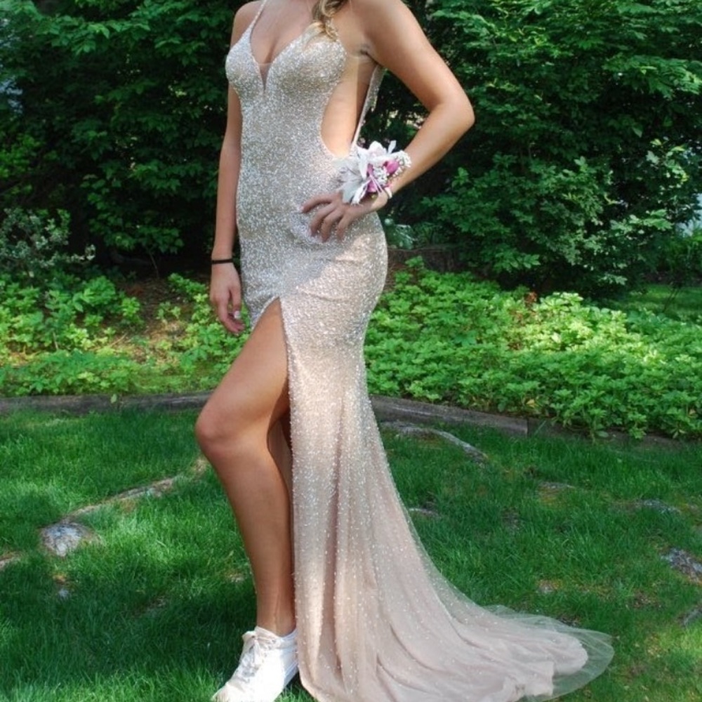 Jovani Gold Prom Dress